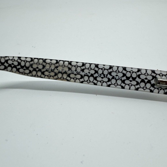 Coach HC 5027B (Cecily) 9081 50-17-135 Silver Half Rim Eyeglasses Frame H9911 - Picture 5 of 8